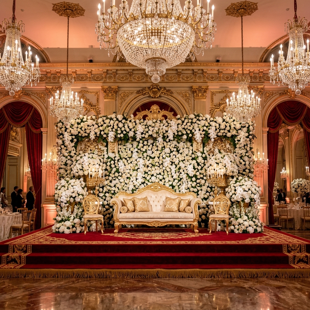 Royal Wedding Mandap Setup